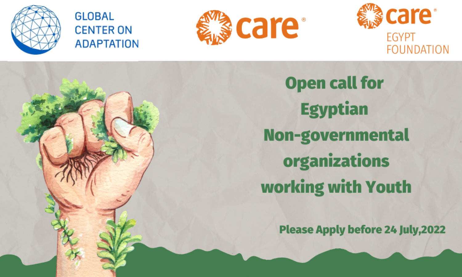 Open call for Egyptian youth Non-governmental organizations (1200 × 628 px) (2)